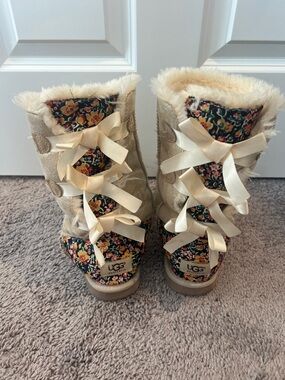 UGG Bailey Bow Floral Winter Boot